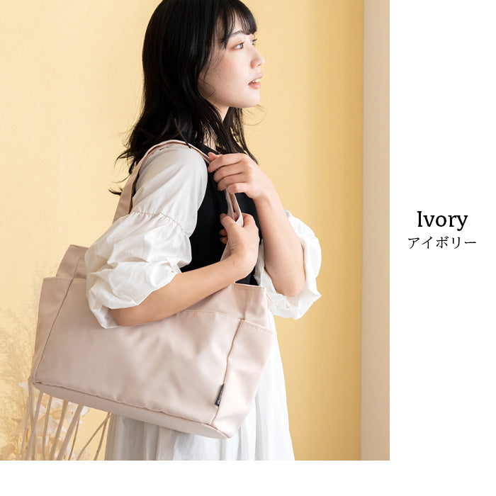 アップルバッグ APPLE BAG 中仕切り トートバッグ A4サイズ（ネイビー） ネイビー