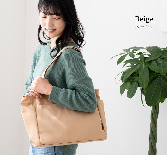 アップルバッグ APPLE BAG 中仕切り トートバッグ A4サイズ（ネイビー） ネイビー