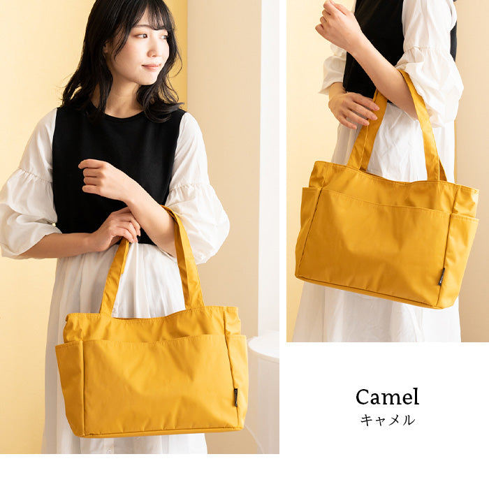 アップルバッグ APPLE BAG 中仕切り トートバッグ A4サイズ（ネイビー） ネイビー