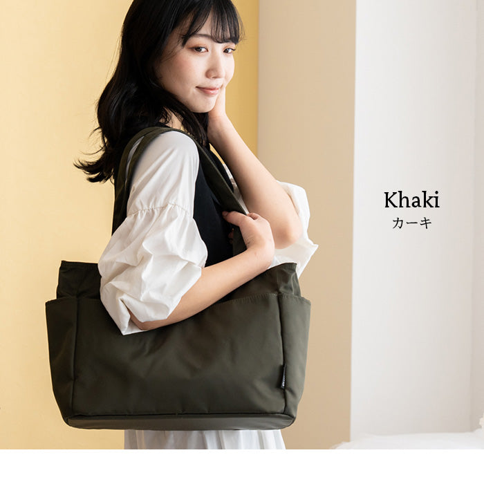 アップルバッグ APPLE BAG 中仕切り トートバッグ A4サイズ（ネイビー） ネイビー