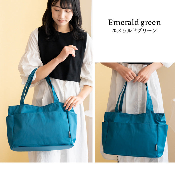 アップルバッグ APPLE BAG 中仕切り トートバッグ A4サイズ（ネイビー） ネイビー