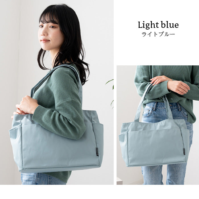 アップルバッグ APPLE BAG 中仕切り トートバッグ A4サイズ（ネイビー） ネイビー