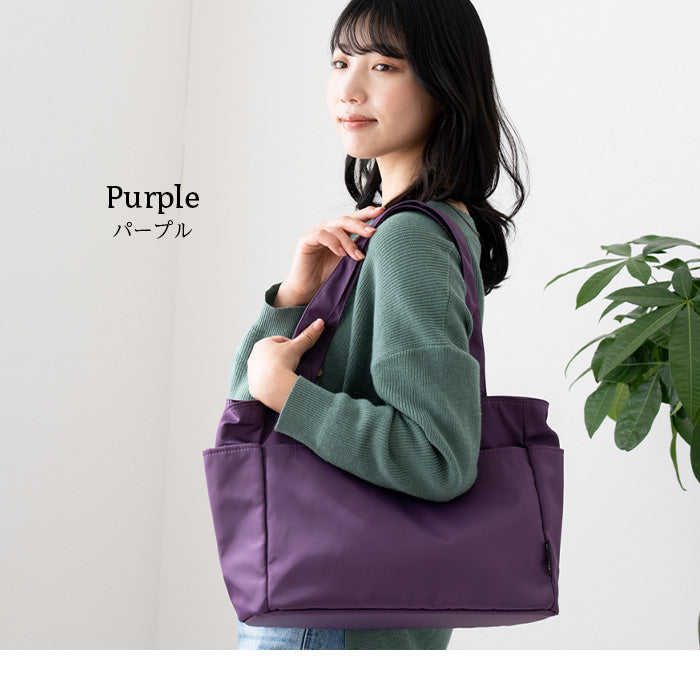 アップルバッグ APPLE BAG 中仕切り トートバッグ A4サイズ（ネイビー） ネイビー