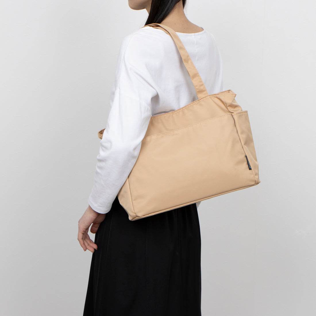 アップルバッグ APPLE BAG 中仕切り トートバッグ A4サイズ（ネイビー） ネイビー