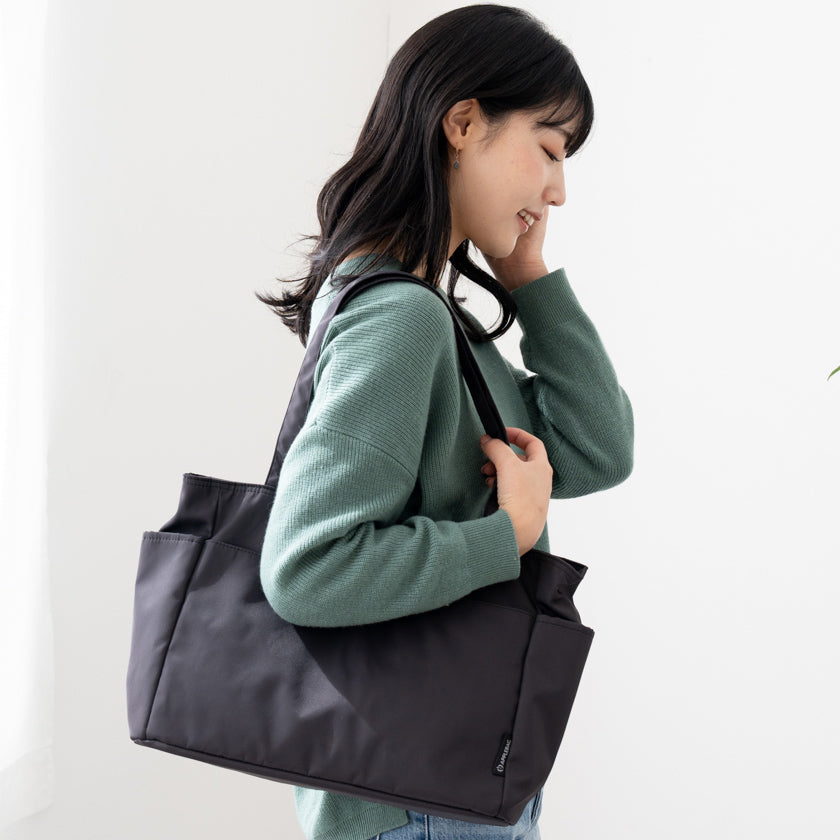 アップルバッグ APPLE BAG 中仕切り トートバッグ A4サイズ（グレー） グレー
