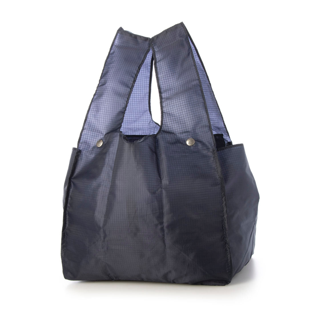 [APPLE BAG] アップルバッグ エコバッグ 冷温セパレート コンビニ袋サイズ 二層式 折り畳み可能（ネイビー） ネイビー