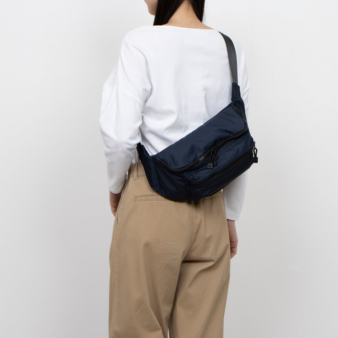 アップルバッグ APPLE BAG ボディバッグ ウエストバッグ ワンショルダー（アイボリー） アイボリー