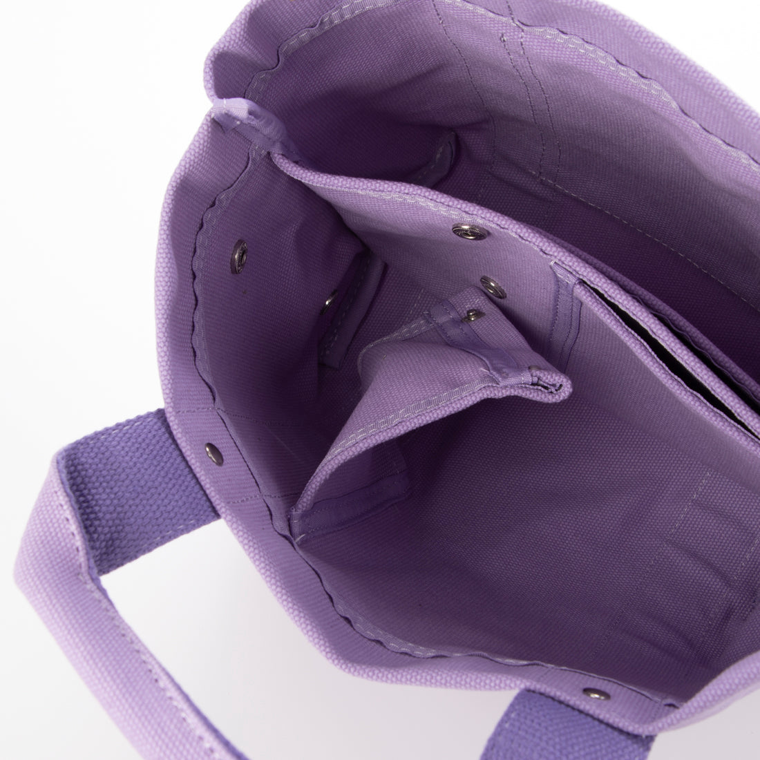 アップルバッグ APPLE BAG 中仕切り ミニトート 3部屋（パープル） パープル