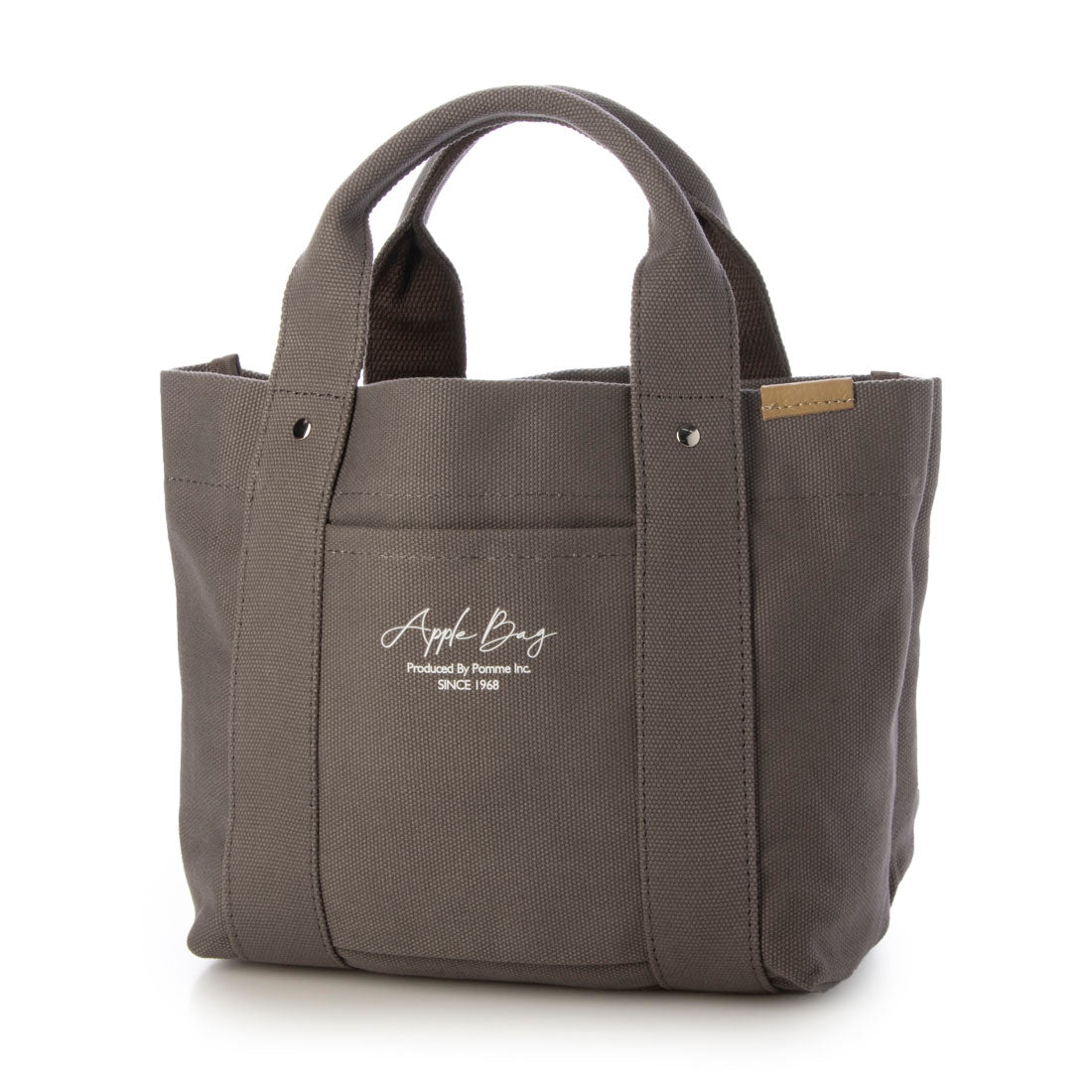 アップルバッグ APPLE BAG 中仕切り ミニトート 3部屋（グレー） グレー