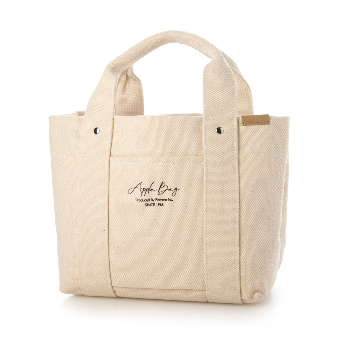 アップルバッグ APPLE BAG 中仕切り ミニトート 3部屋（アイボリー） アイボリー