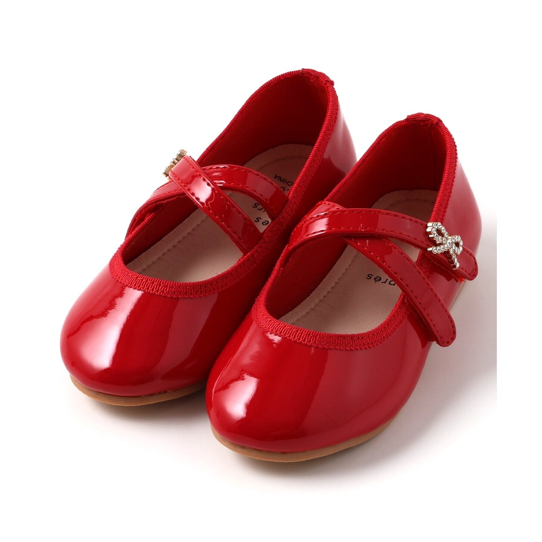 アプレ レ クール apres les cours リボンビジューパンプス （ブラック） ブラック