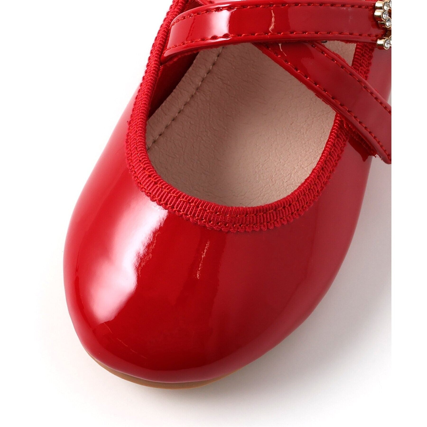 アプレ レ クール apres les cours リボンビジューパンプス （ブラック） ブラック