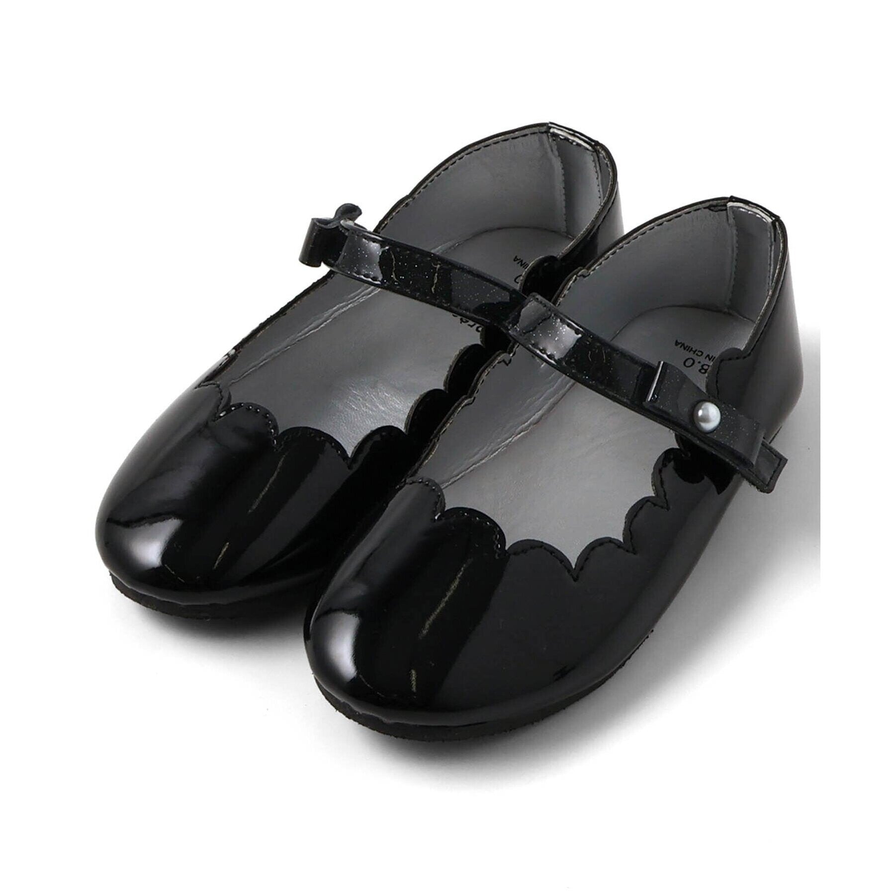 アプレ レ クール apres les cours スカラップリボンパンプス （アイボリー） アイボリー