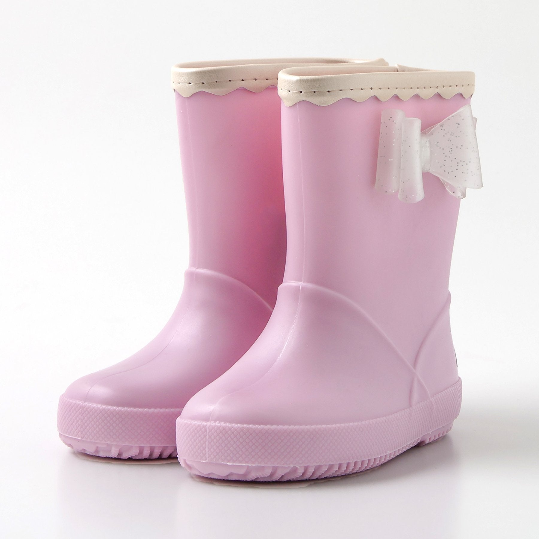 アプレ レ クール apres les cours りぼんレインシューズ （ピンク） ピンク