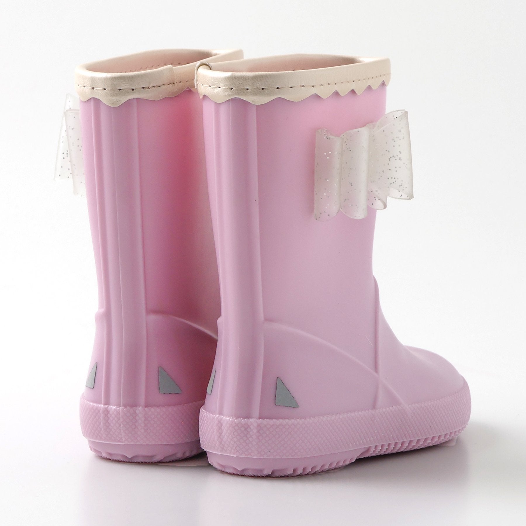 アプレ レ クール apres les cours りぼんレインシューズ （ピンク） ピンク