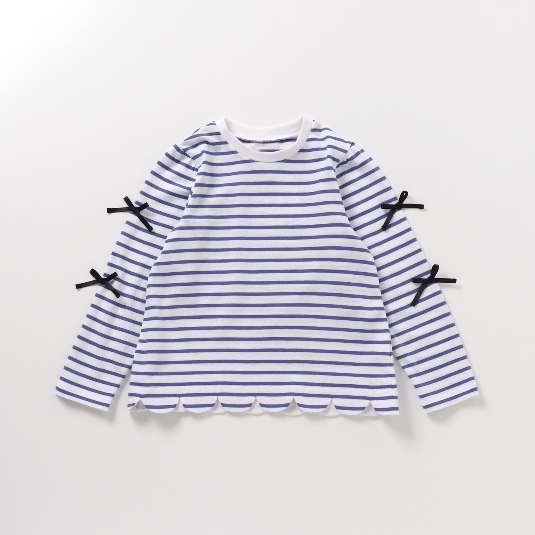 アプレ レ クール apres les cours スカラップリボンTシャツ