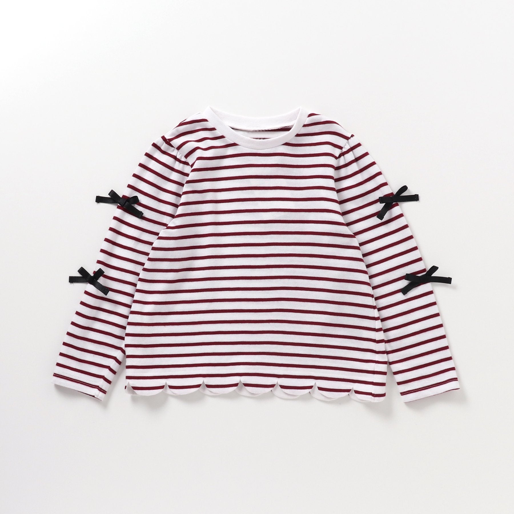 アプレ レ クール apres les cours スカラップリボンTシャツ