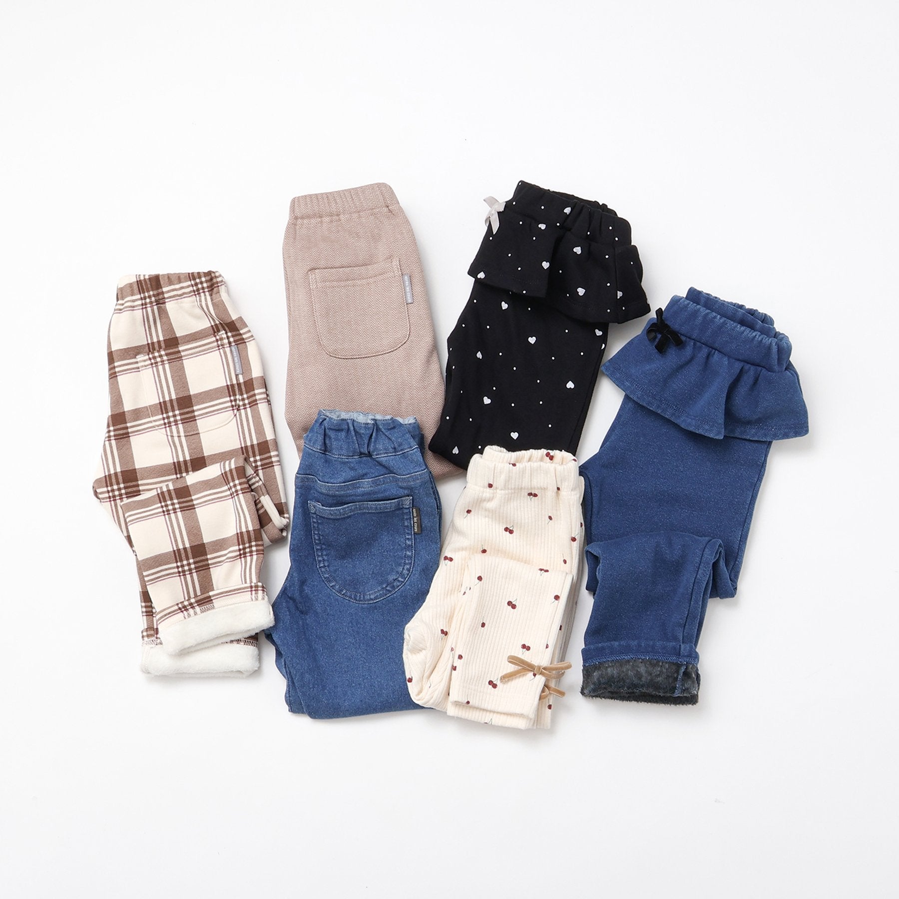 アプレ レ クール apres les cours 裏起毛スキニーパンツ｜7days Style pants  10分丈 （デニム） デニム