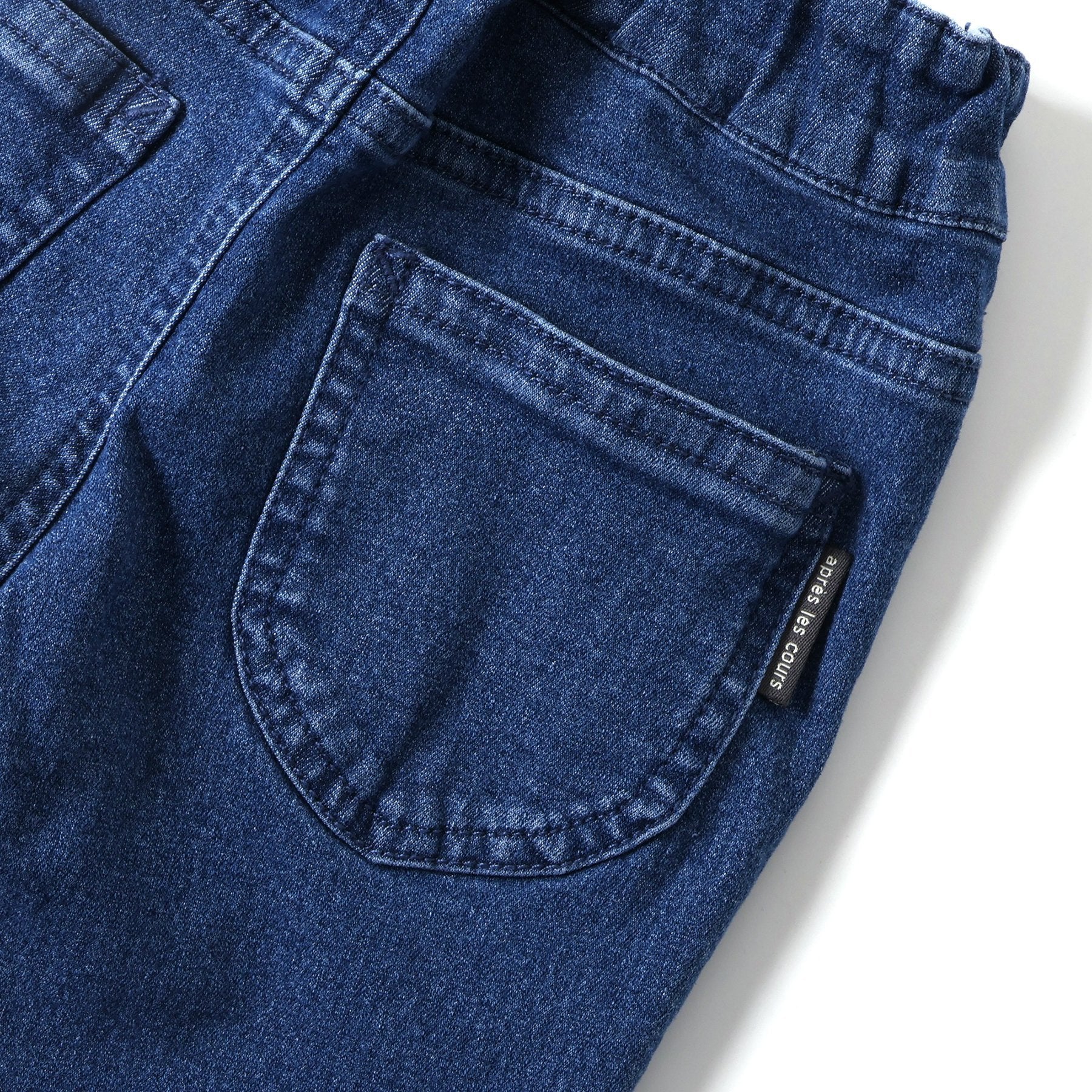 アプレ レ クール apres les cours 裏起毛スキニーパンツ｜7days Style pants  10分丈 （デニム） デニム