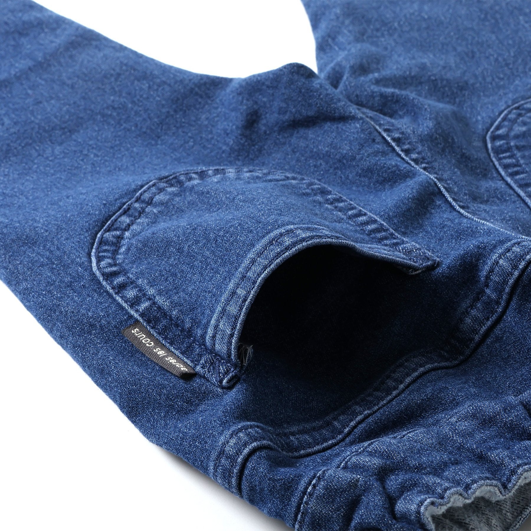 アプレ レ クール apres les cours 裏起毛スキニーパンツ｜7days Style pants  10分丈 （デニム） デニム