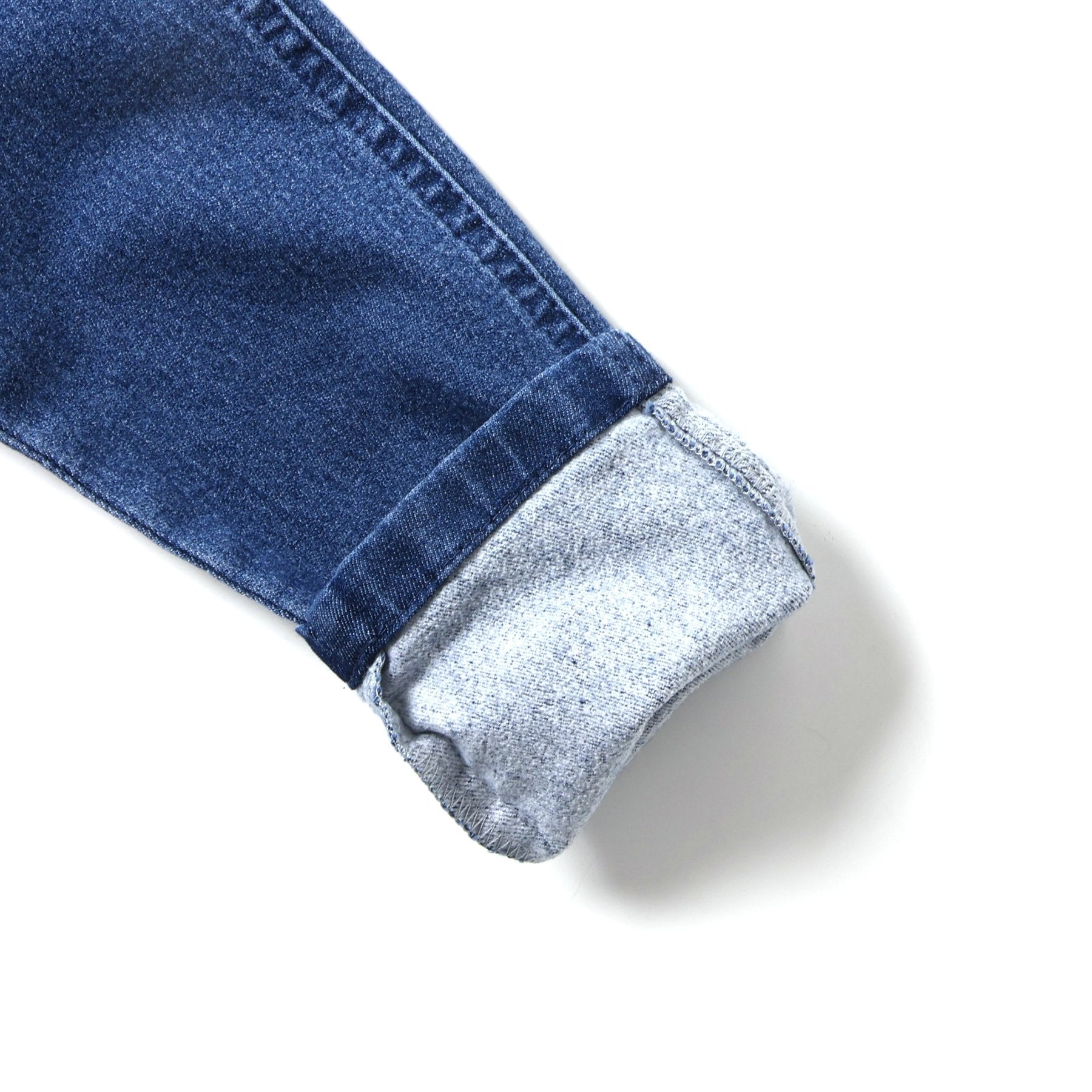 アプレ レ クール apres les cours 裏起毛スキニーパンツ｜7days Style pants  10分丈 （デニム） デニム