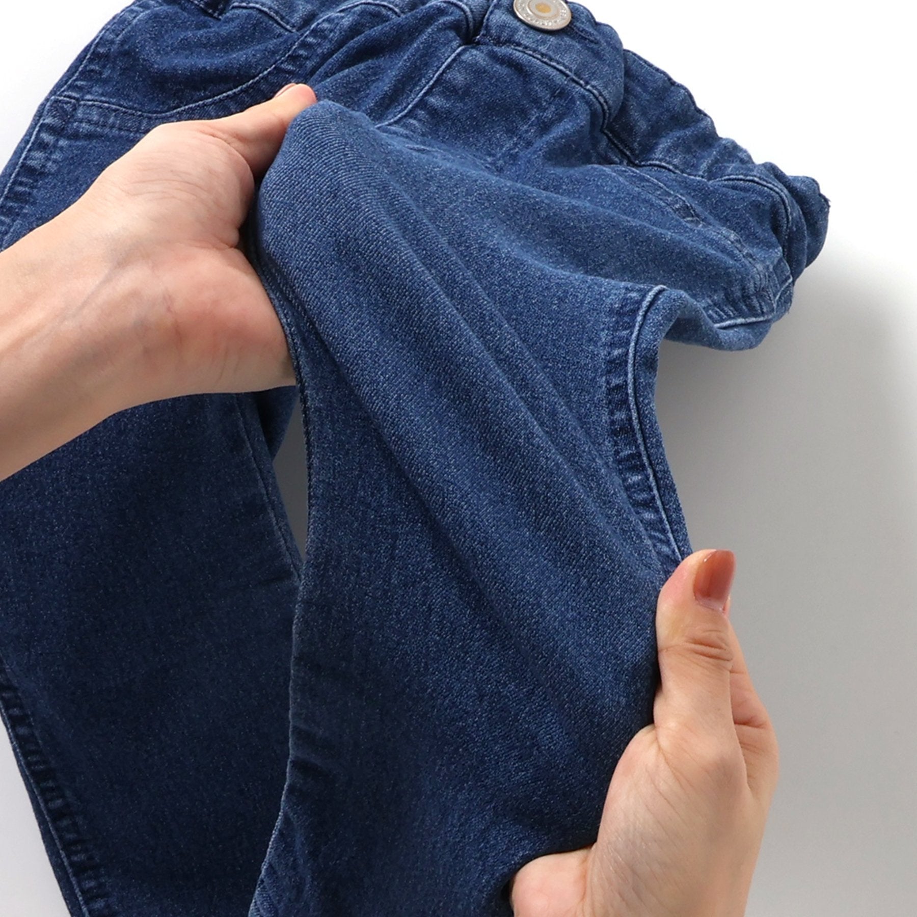 アプレ レ クール apres les cours 裏起毛スキニーパンツ｜7days Style pants  10分丈 （デニム） デニム