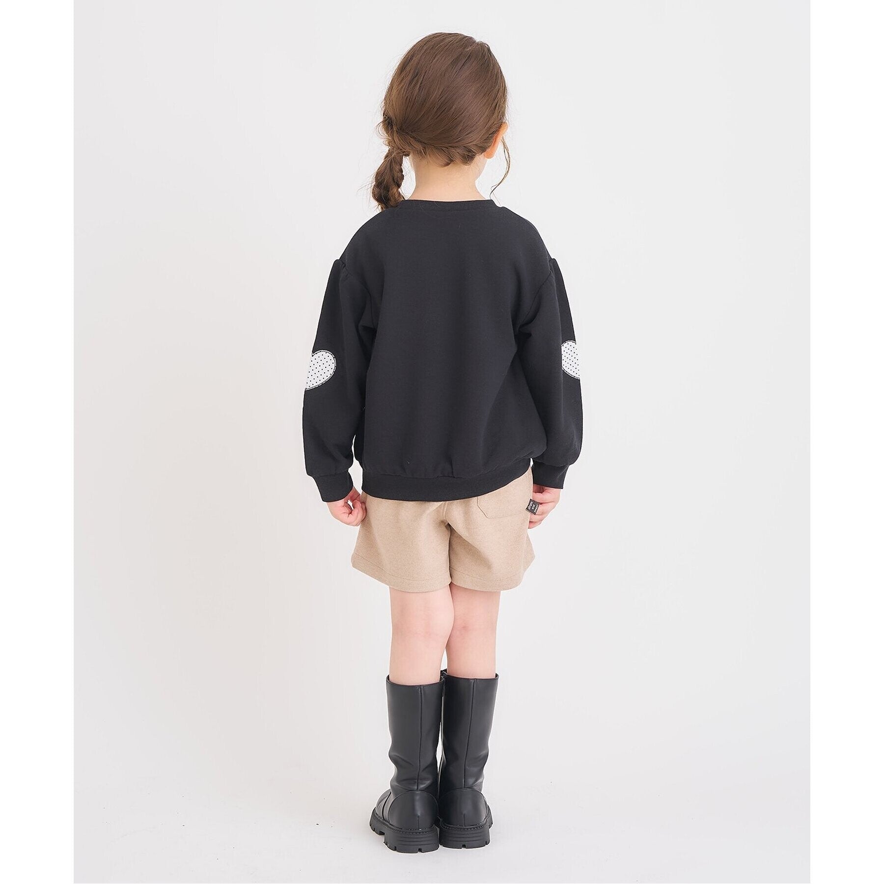 アプレ レ クール apres les cours WEB限定 袖モチーフトレーナー/7days Style （ラベンダー） ラベンダー