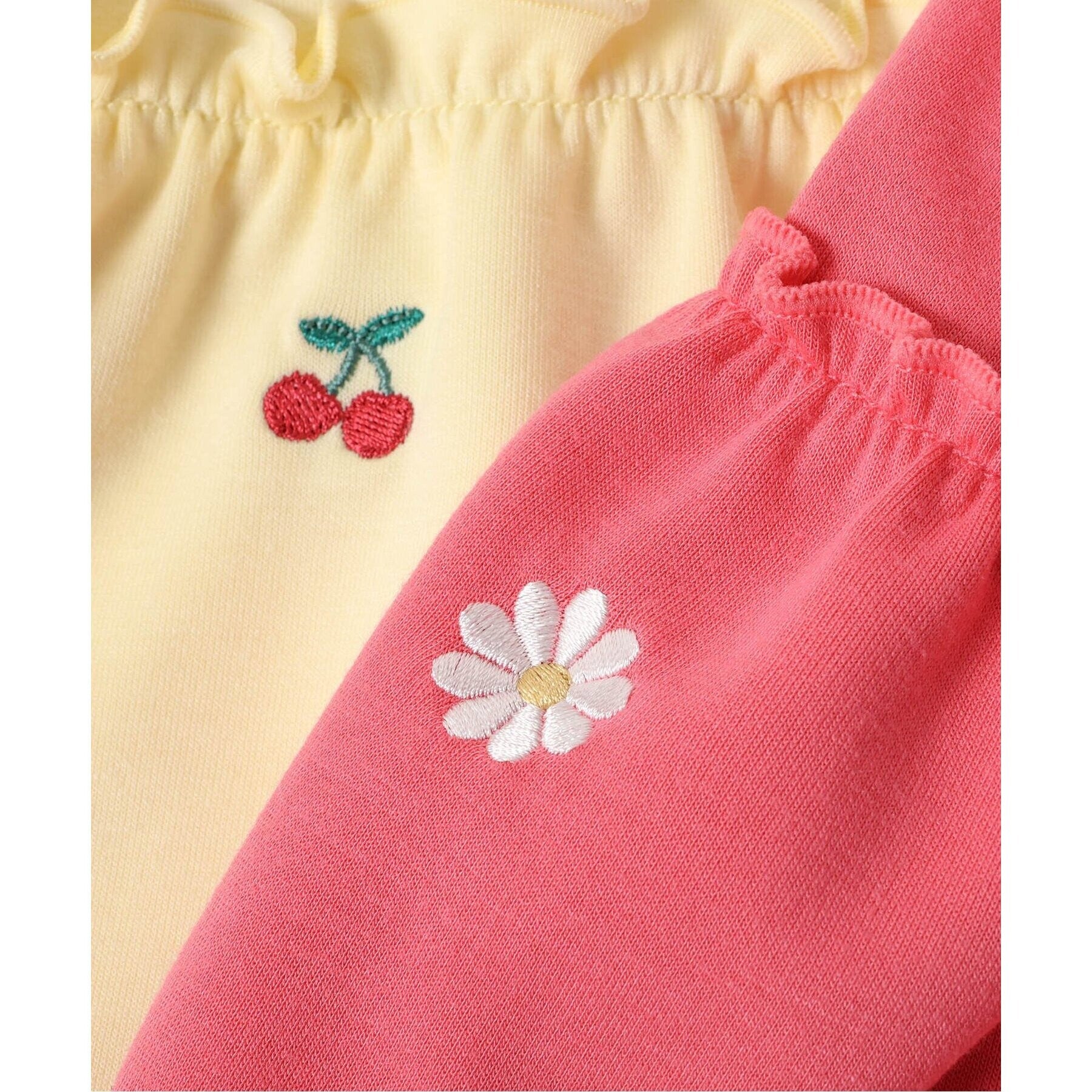 アプレ レ クール apres les cours 総柄刺繍ペプラムフリルトップス （ミント） ミント