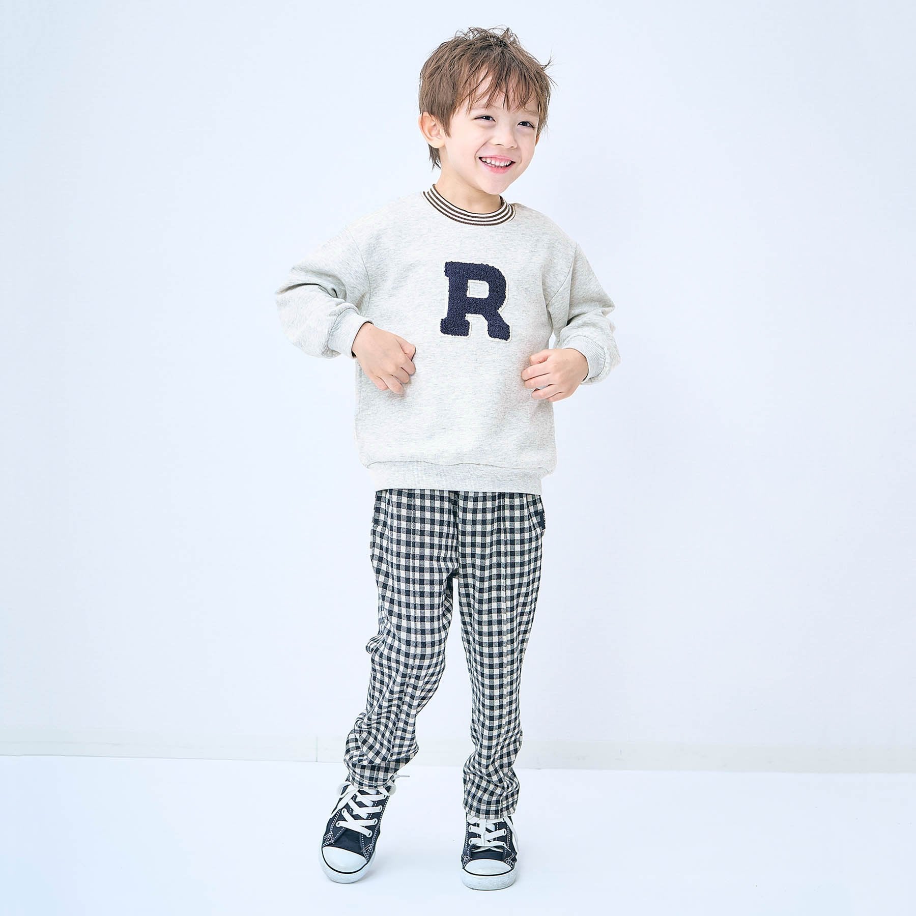アプレ レ クール apres les cours 【リンク】8柄バラエティモチーフトレーナー _RP