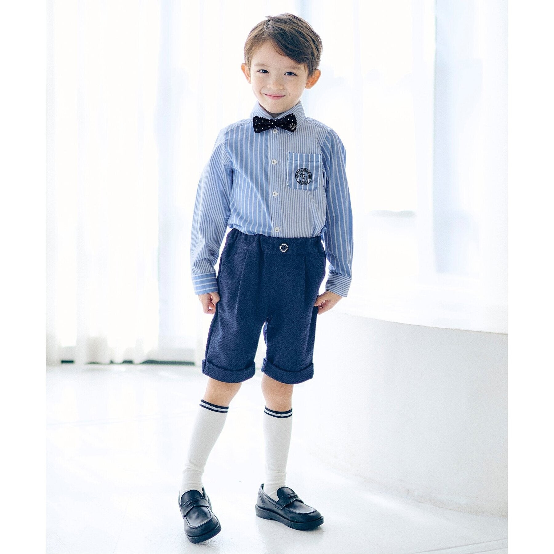 アプレ レ クール apres les cours フォーマル蝶ネクタイ （ドット柄） ドット柄