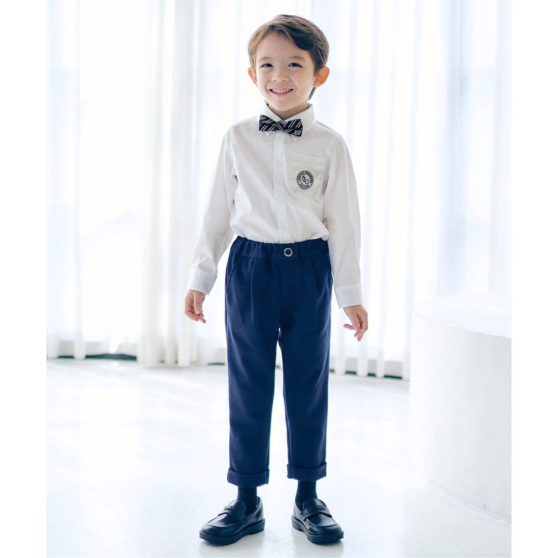 アプレ レ クール apres les cours フォーマル蝶ネクタイ （ドット柄） ドット柄