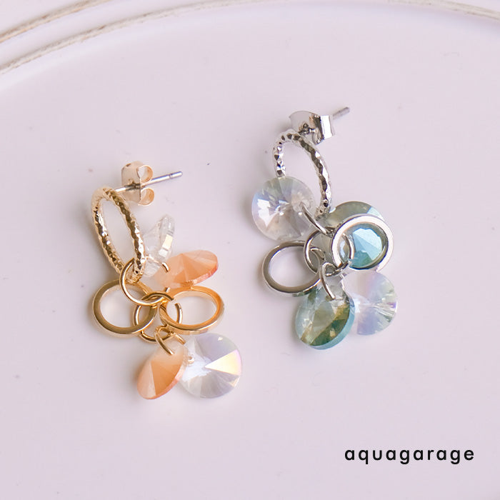 アクアガレージ aquagarage ビジューピアス レディース （ゴールド） ゴールド