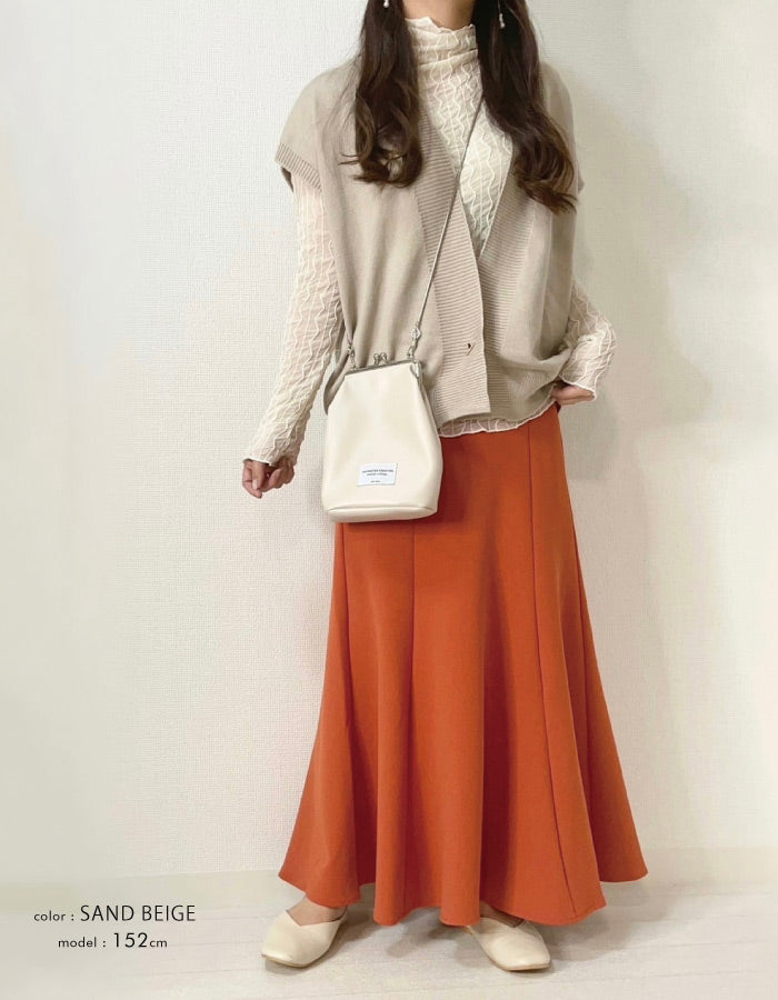 アクアガレージ aquagarage ニットベストカーディガン セーター