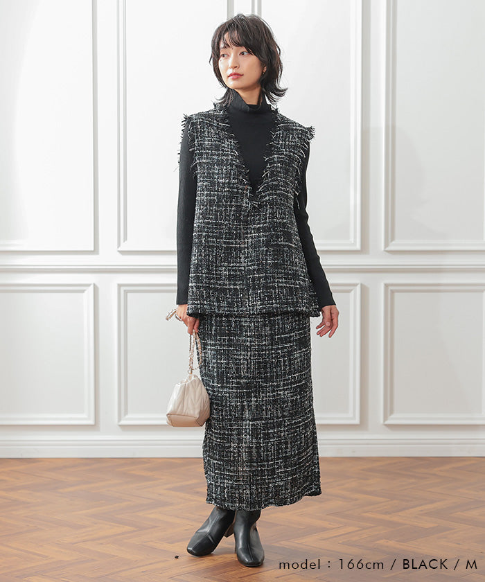 アクアガレージ aquagarage 袖口ボタンタートルネックリブニットトップス 春 秋 冬 M L レディース