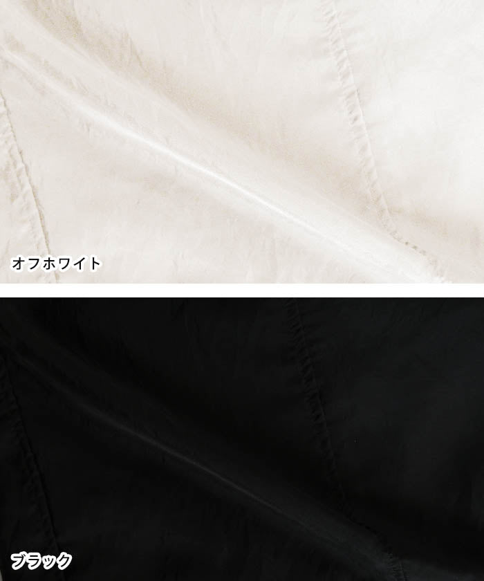 アクアガレージ aquagarage オーガンジー袖バルーントップス 春 夏 秋 （オフホワイト） オフホワイト