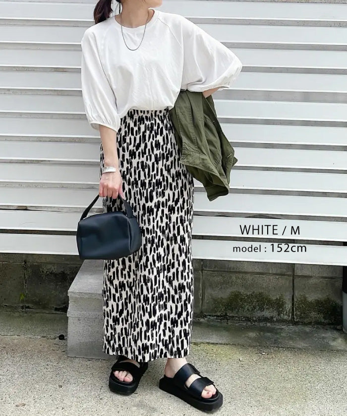 アクアガレージ aquagarage ボリューム袖カットソー レディース 春 夏 秋 （ピンク） ピンク