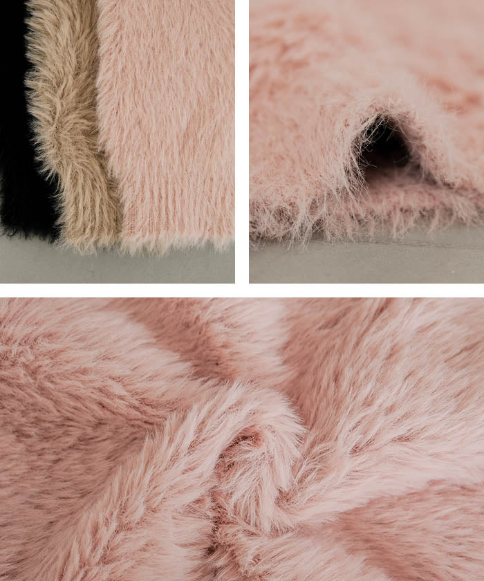 アクアガレージ aquagarage フェザーニットカーディガン 秋 冬 M  レディース | アクアガレージ aquagarage （ピンク） ピンク