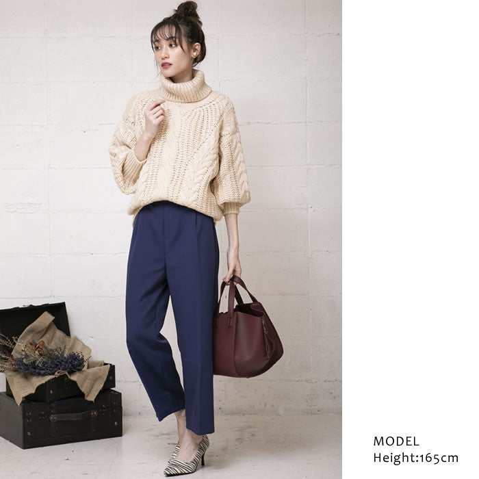 Aqua Garage aquagarage cable knit knit off turtleneck cable knit