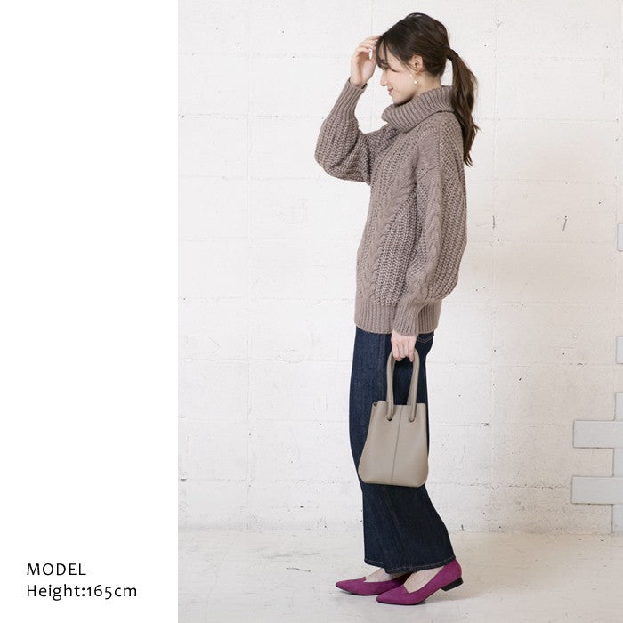 Aqua Garage aquagarage cable knit knit off turtleneck cable knit
