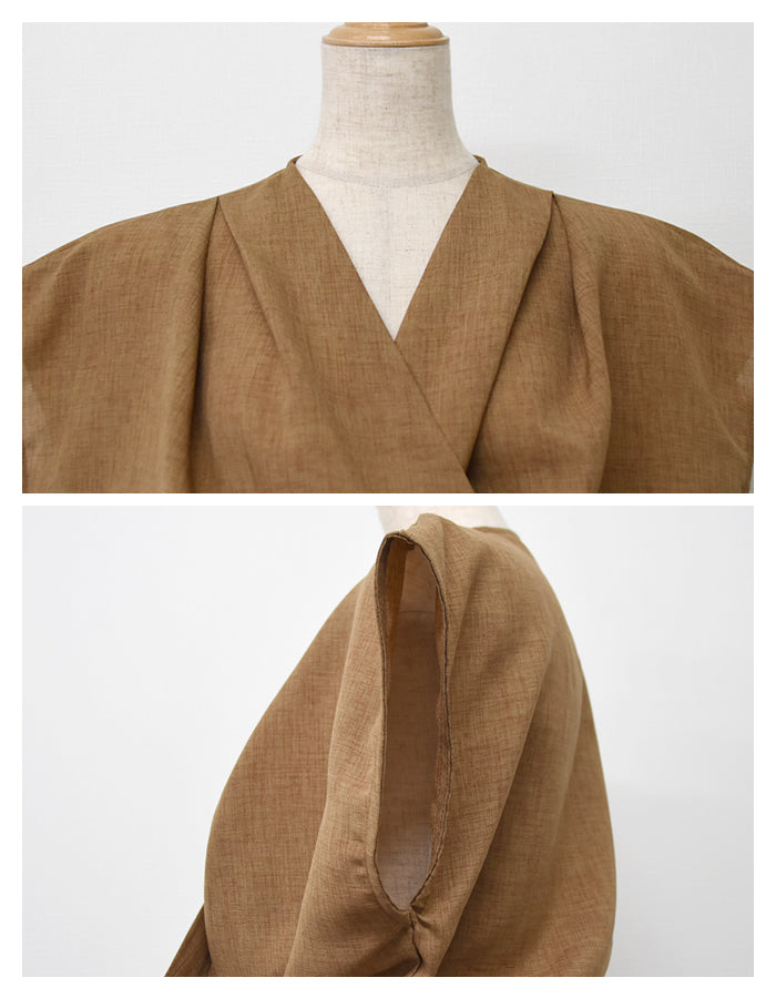 アクアガレージ aquagarage カシュクールオールインワン （キャメル） キャメル