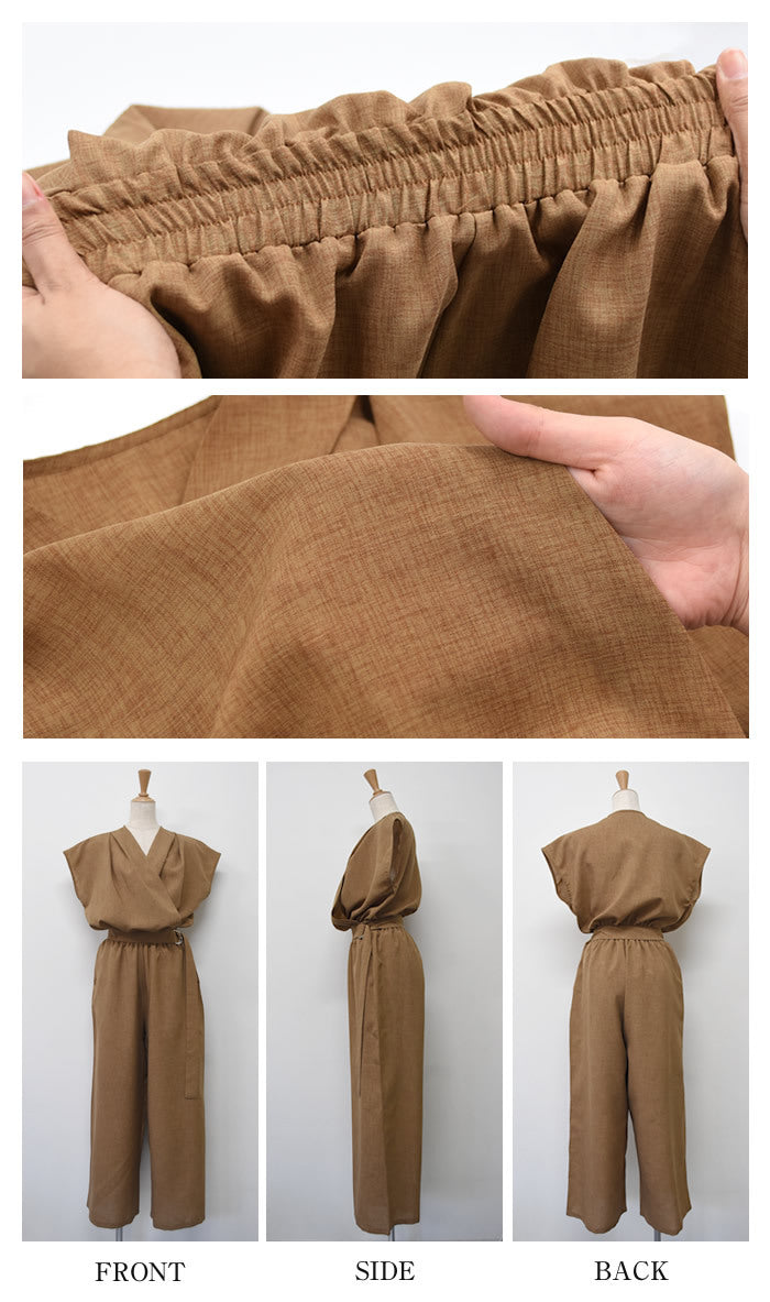 アクアガレージ aquagarage カシュクールオールインワン （キャメル） キャメル