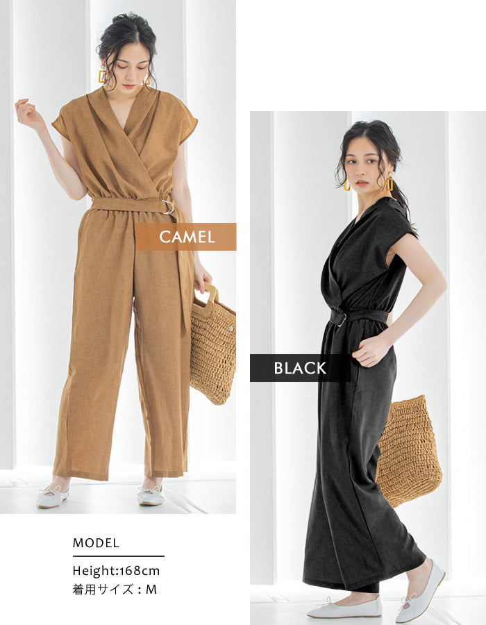 アクアガレージ aquagarage カシュクールオールインワン （キャメル） キャメル