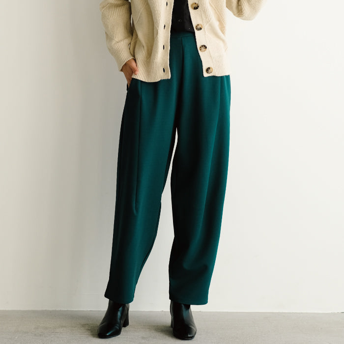 Aqua Garage Stretch Tapered Pants for Women, Spring, Summer, Autumn, Size M, Casual, Simple, Basic, Elongates Legs, Improves Style, Covers Body Shape