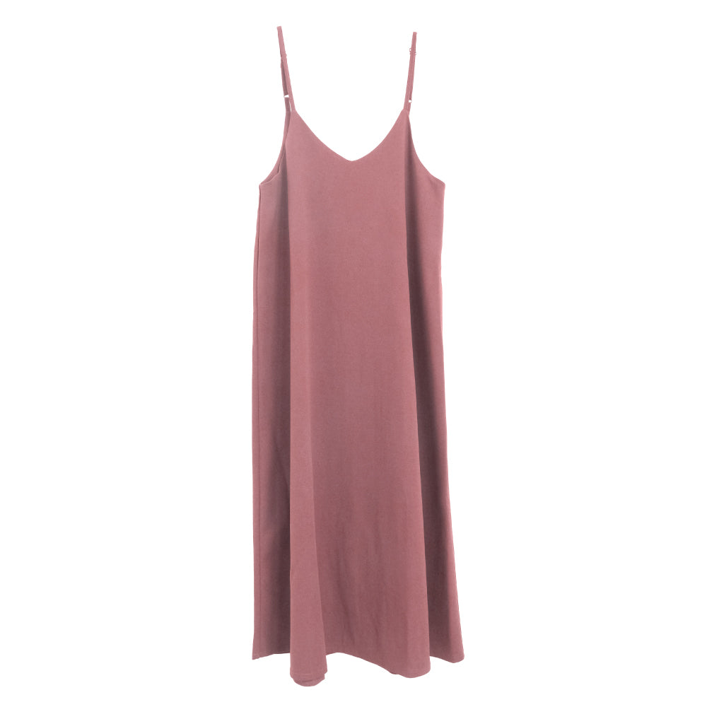 Aqua Garage Flare Silhouette Cami Dress for Women, Spring, Summer, Autumn, M, L, Long Length, Maxi Length, Jumper Skirt, Overalls, Jumper Skirt