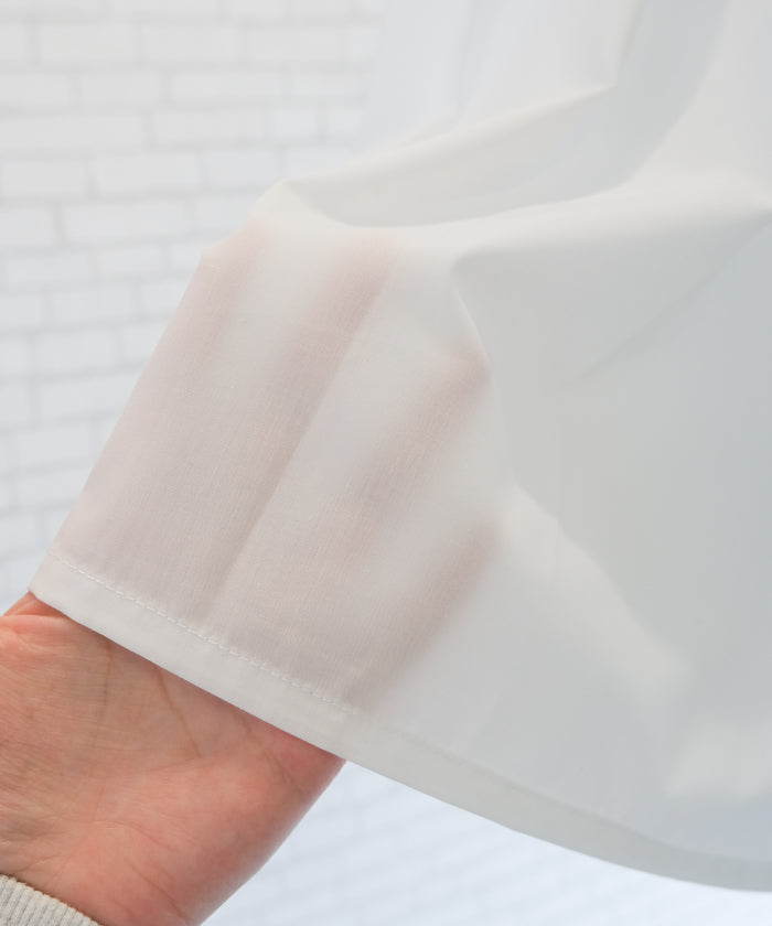 Aqua Garage aquagarage Decollete shirred sleeveless blouse Spring Summer Autumn