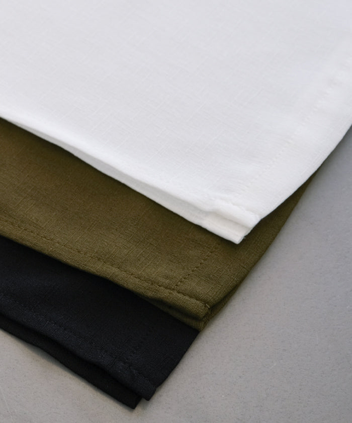 アクアガレージ aquagarage 水陸両用リネンライクバンドカラーラッシュガード