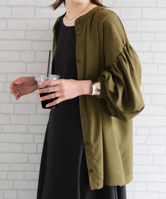 アクアガレージ aquagarage 水陸両用リネンライクバンドカラーラッシュガード