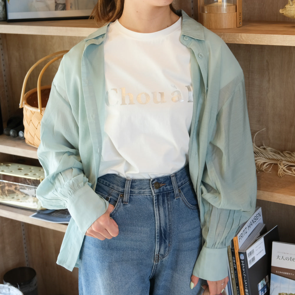 アクアガレージ aquagarage 丈が選べるシアーシャツ 春 夏 秋