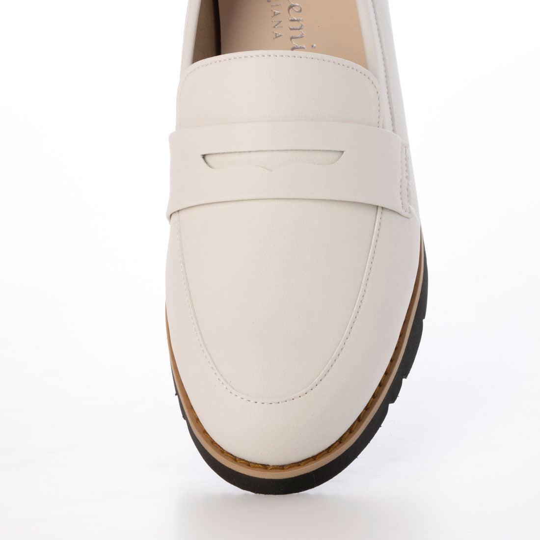 Artemis by DIANA thick-soled coin loafers