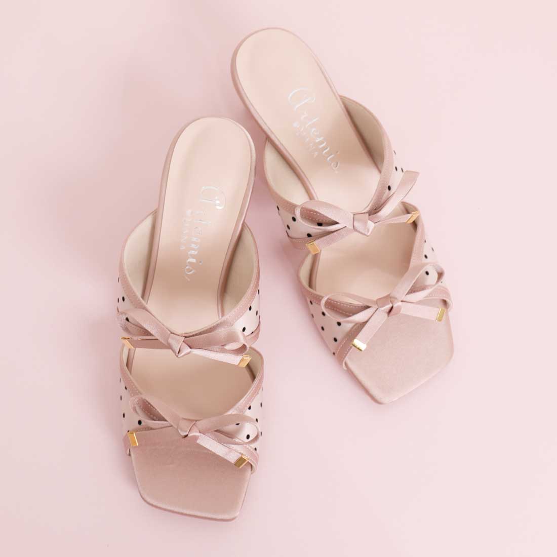 靴 +diana DOUBLE RIBBON SANDALS ダブルリボンサンダル（サンダル）｜+diana（プラスダイアナ）の